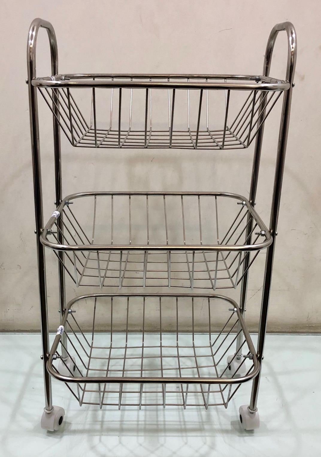 ROUND PIPE TROLLEY 3NO (A)