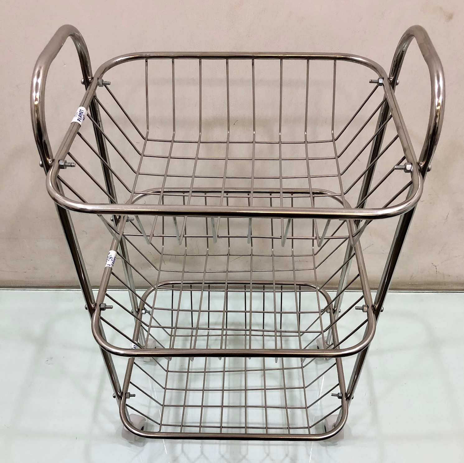 ROUND PIPE TROLLEY 3NO